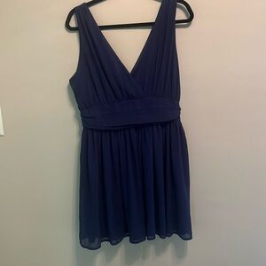 Navy blue summer dress